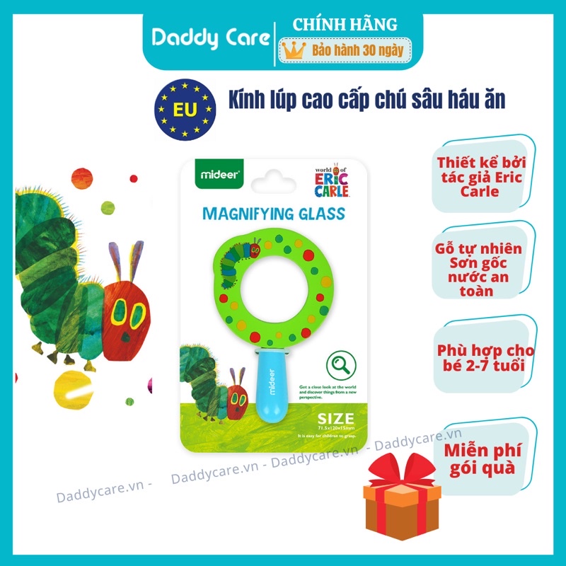 Kính Lúp cho bé Chú Sâu Háu Ăn Magnifying Glass