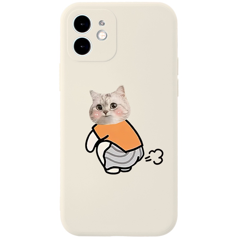 Ốp lưng JURSUE mềm hoạt hình cặp đôi dễ thương đẹp Cho iPhone 14 13 12 11 Pro Max SE 2020 X XR XS 8 7 ip 6S 6 Plus Y2190