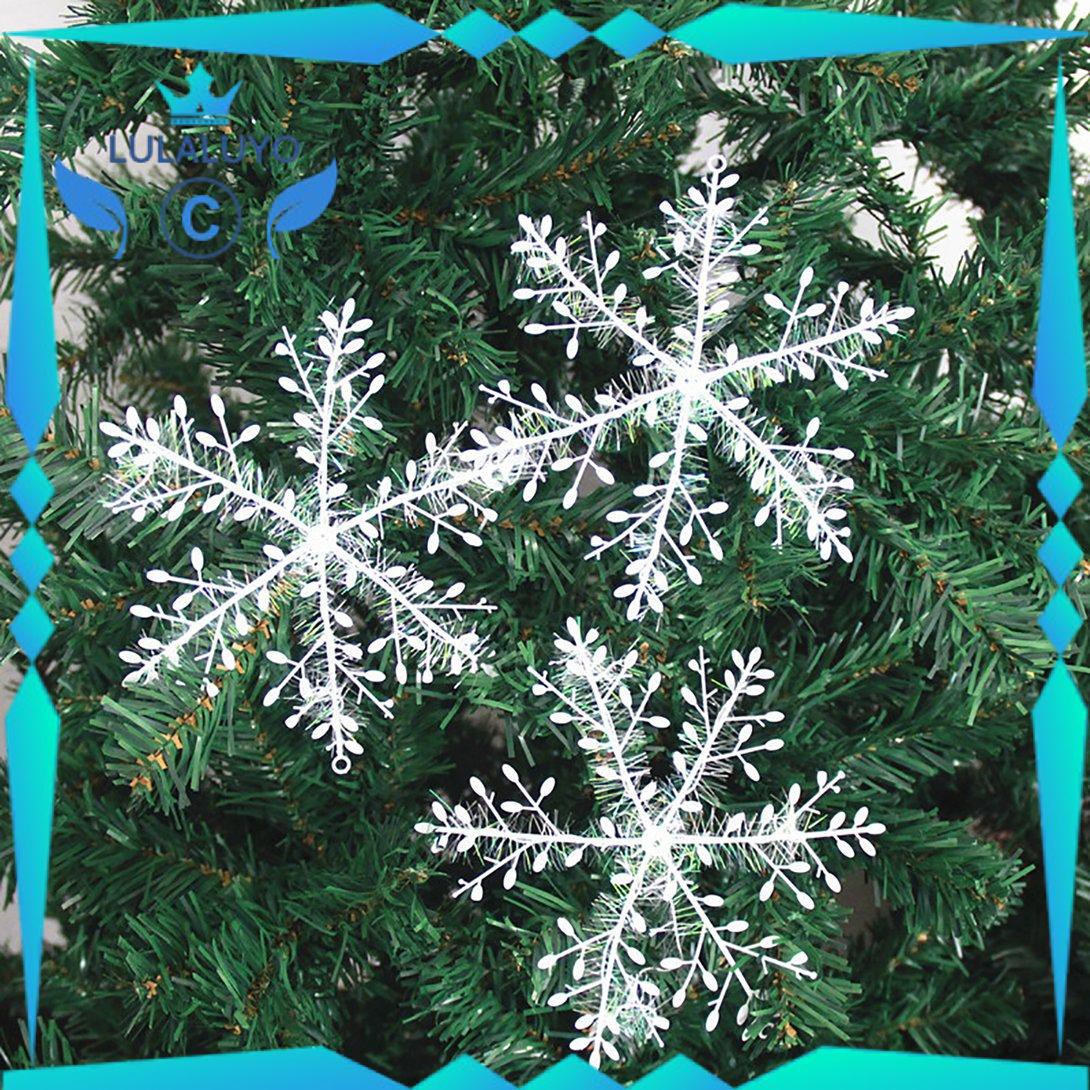 [Giáng sinh] Christmas Tree Decorations Baubles Christmas Snowflakes Christmas Ornaments .lu