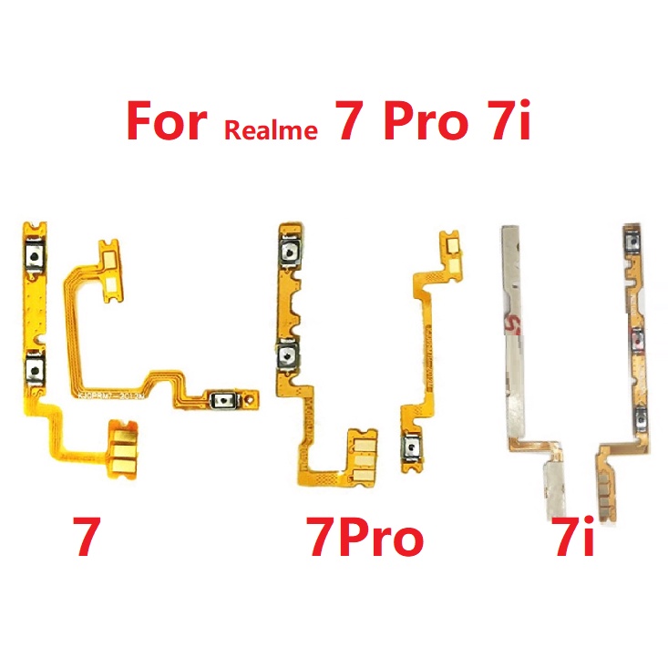 Cáp Dây Nút Nguồn âm lượng Cho Điện Thoại Oppo realme 7i 7 Pro