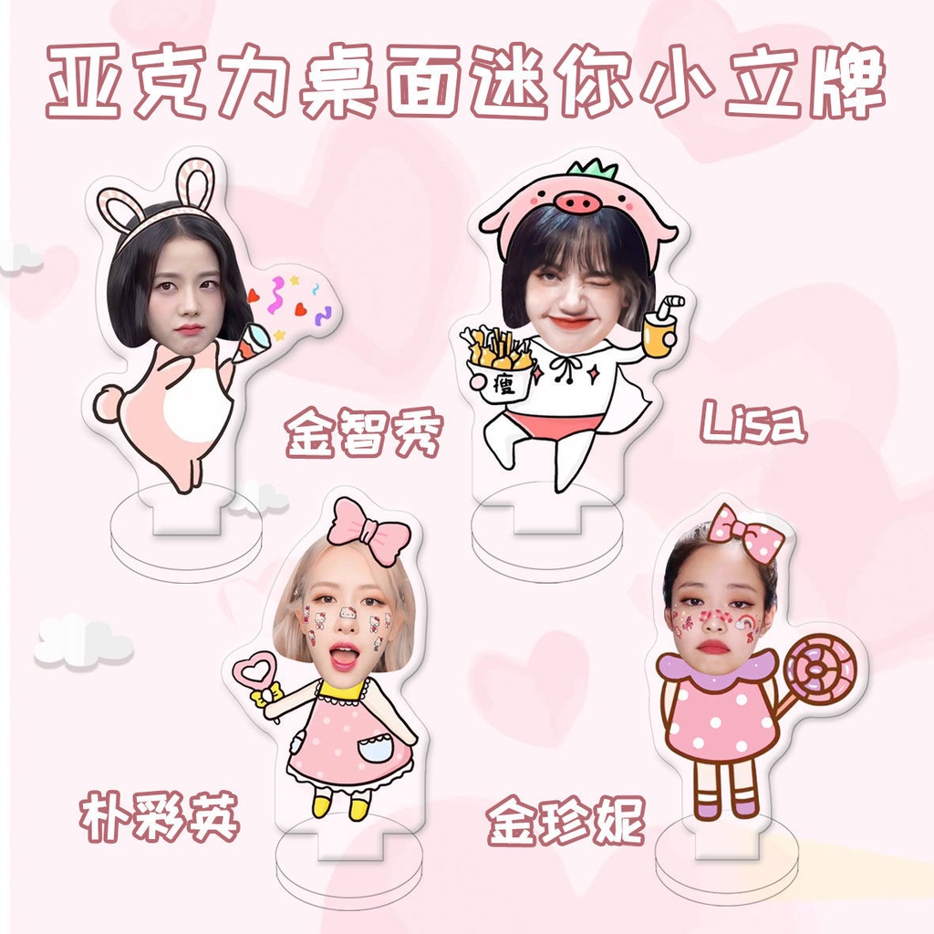 Blackpink Giá Đứng Mini Hình Lisa Jisoo Rose Jennie