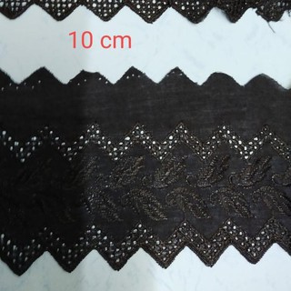 Giảm Giá Lớn Ren Cotton Đen 45,000 / 15 Yards