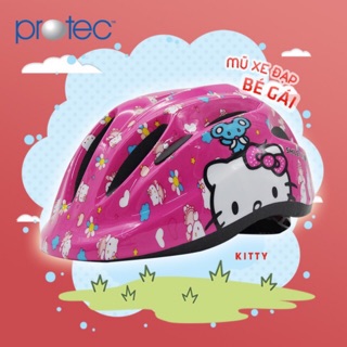 Nón bảo hiểm Protect Smile họa tiết Hello Kitty chính hãng