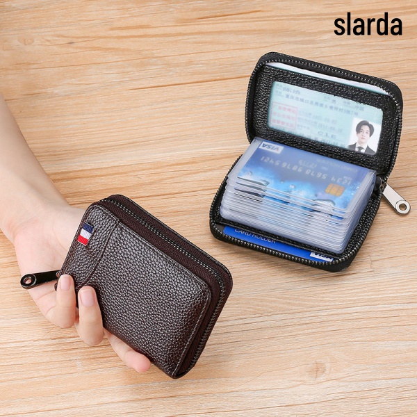 Ví Nhiều Ngăn Đựng Thẻ ID Và Thẻ ID Chống Trộm Tiện Dụng Cho Nam Nữ