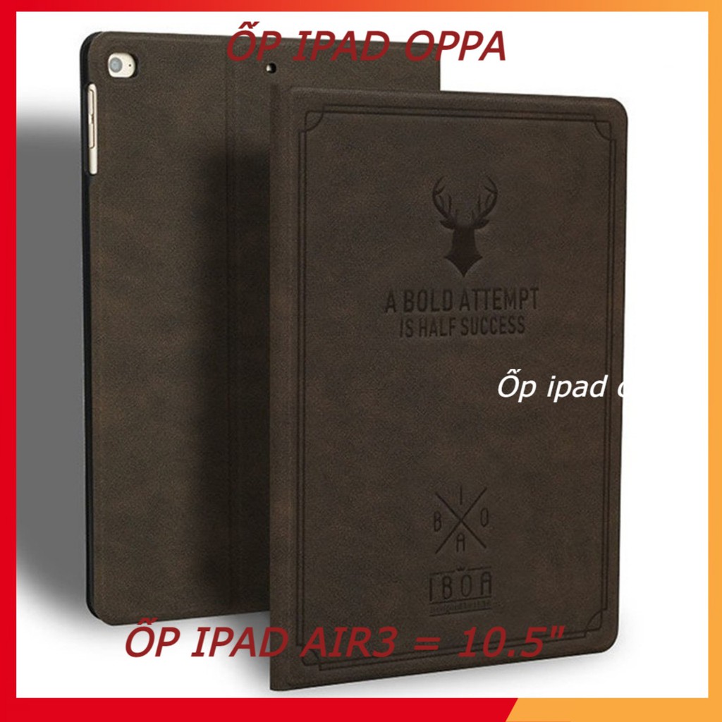 Ốp ipad air 3, bao da ipad air 3 đầu hươu ipad 10.2'' | BigBuy360 - bigbuy360.vn