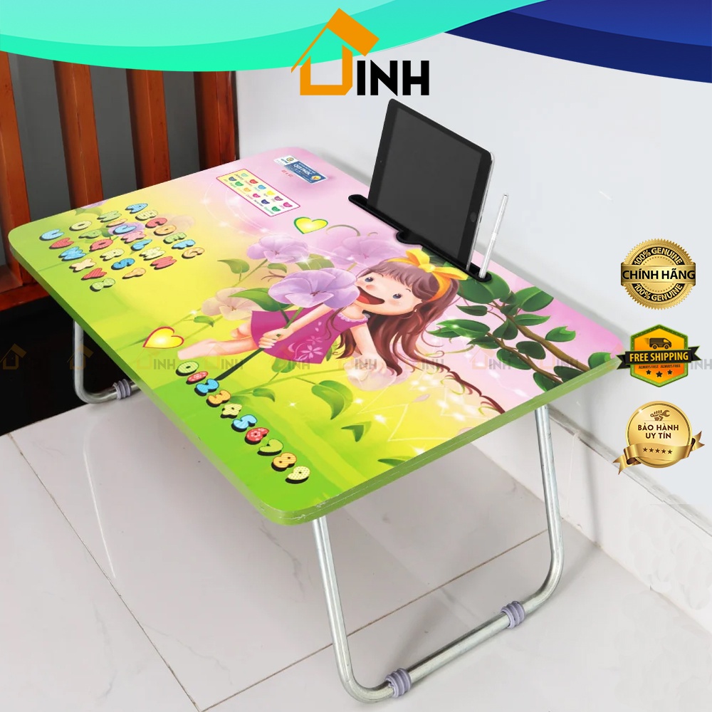 Bàn học gấp gọn ngồi bệt, Bàn xếp học sinh TABI Qui Phúc 40x60 cm