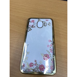 Ốp lưng Samsung J4 dẻo đính đá thời trang