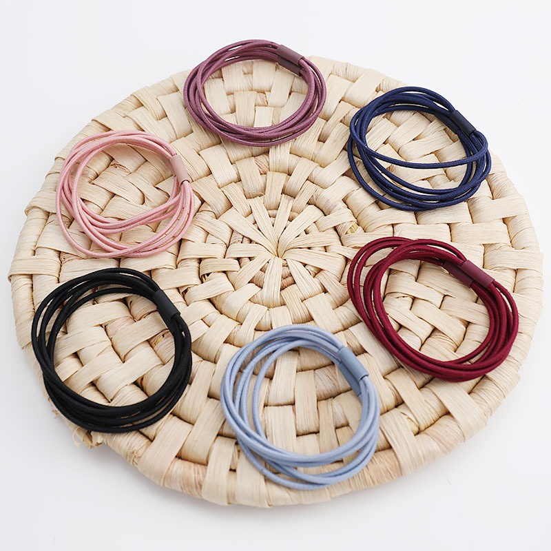 Cột tóc dây đôi nơ đơn giản chắc chắn giá rẻ COT11