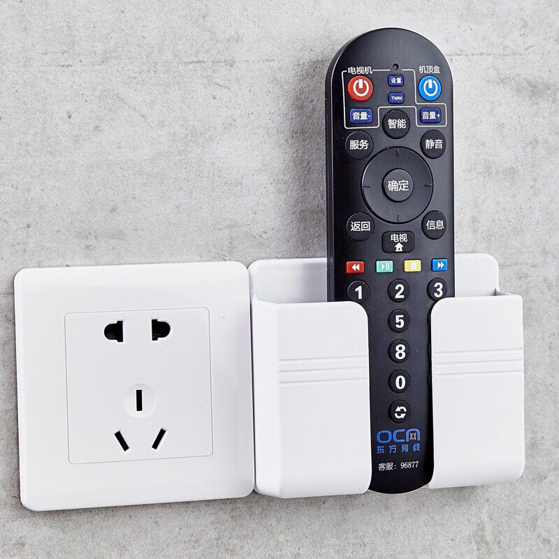 Giá để điện thoại, remote dán tường đa năng - Siêu tiện dụng
