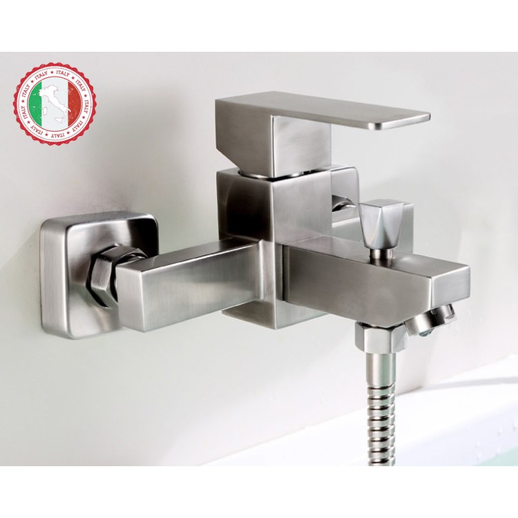 Cần điều khiển sen tắm 8 (nóng lạnh) SUS304 (Kiểu vuông đẹp) - Siêu cấp ITALIA