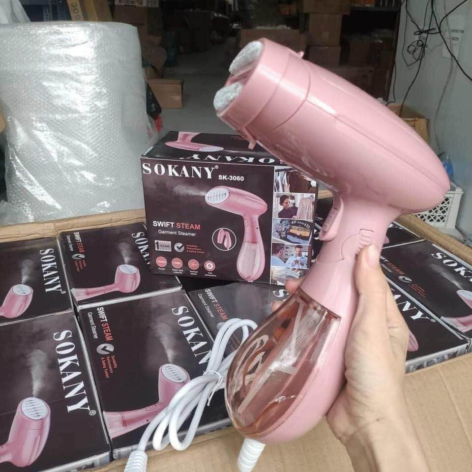 Bàn là hơi nước cầm tay sokany ❗ [ FREE SHIP ] ❗công suất 1500w bàn ủi gấp gọn