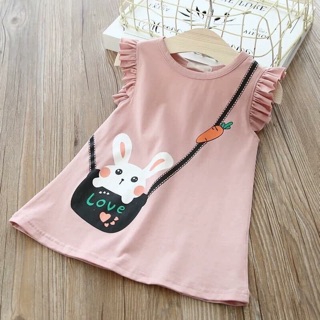 Váy bé gái cotton co dãn 4 chiều 100k/2c