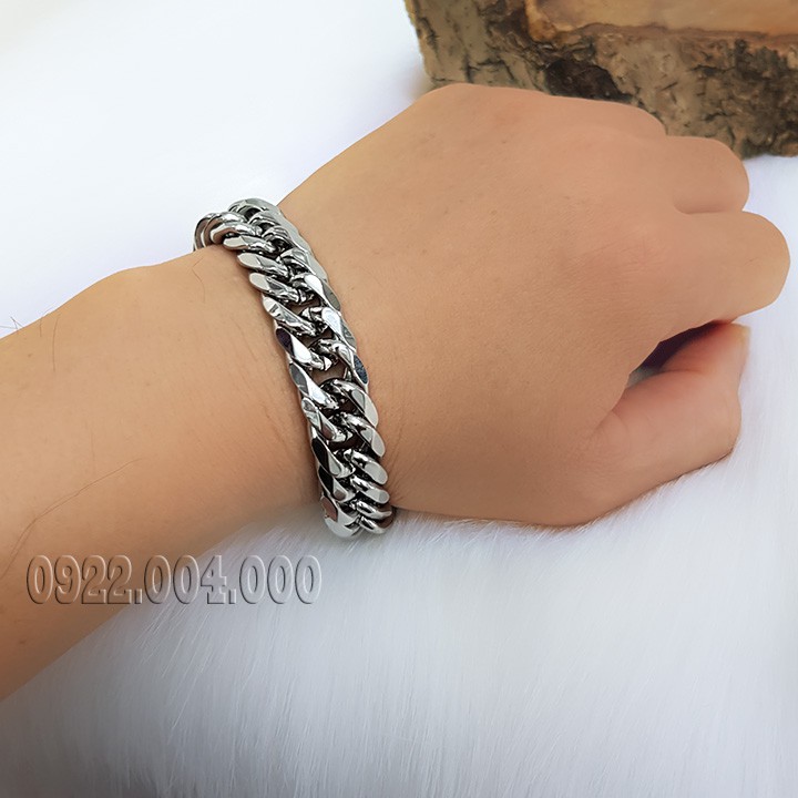 Lắc tay nam kiểu xích kép LZ1208