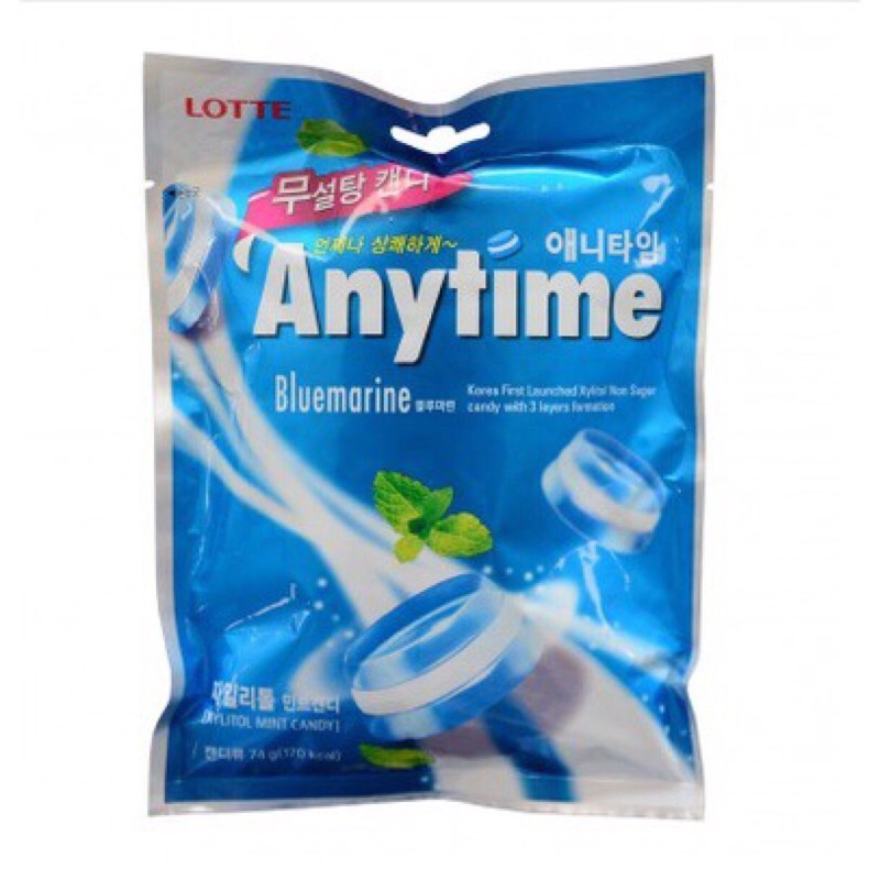 KẸO LOTTE ANYTIME BẠC HÀ 60G