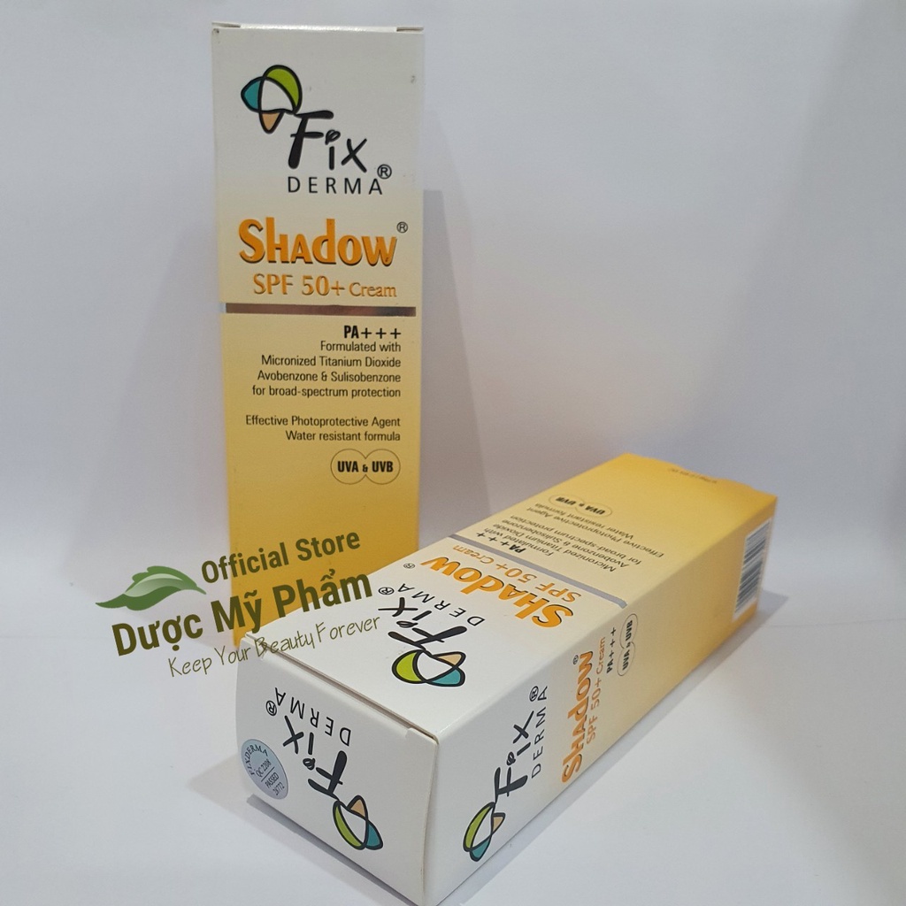 Kem Chống Nắng Fixderma Shadow SPF 30+ / SPF 50+ 75g