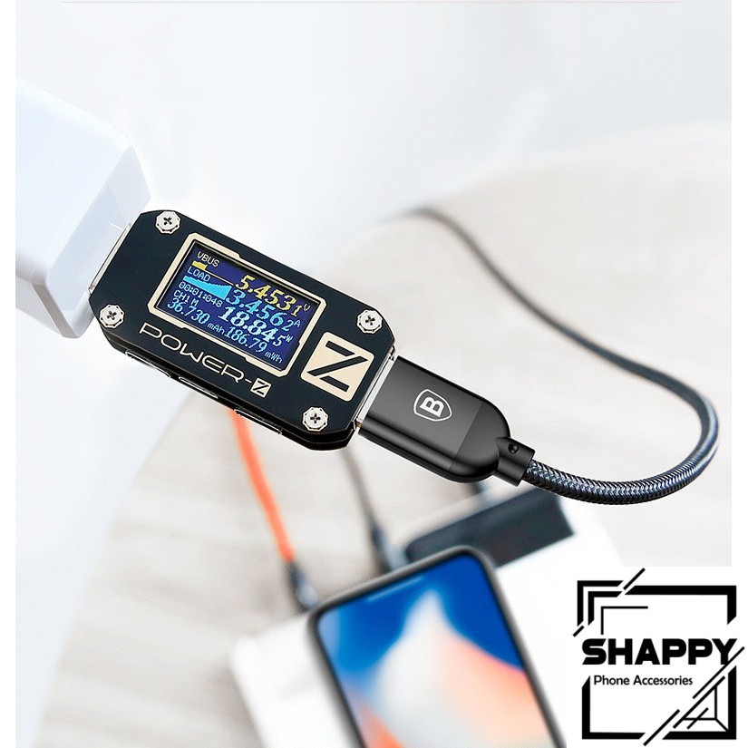 Cáp Sạc Baseus 3 Đầu Three Primary Color Cổng IPhone/TypeC/Micro Hỗ Trợ Sạc Nhanh &amp; Truyền Dữ Liệu[Shappy Shop]