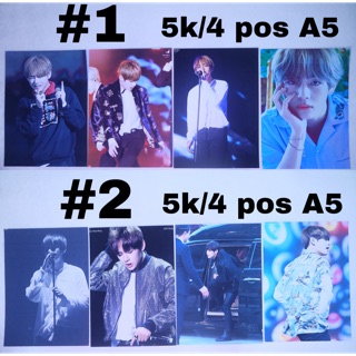 (Có sẵn) Sale poster A5 V BTS