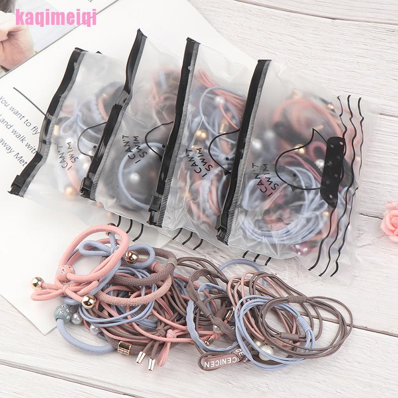 25 Dây cột tóc co giãn đính ngọc trai giả thời trang cho nữ
