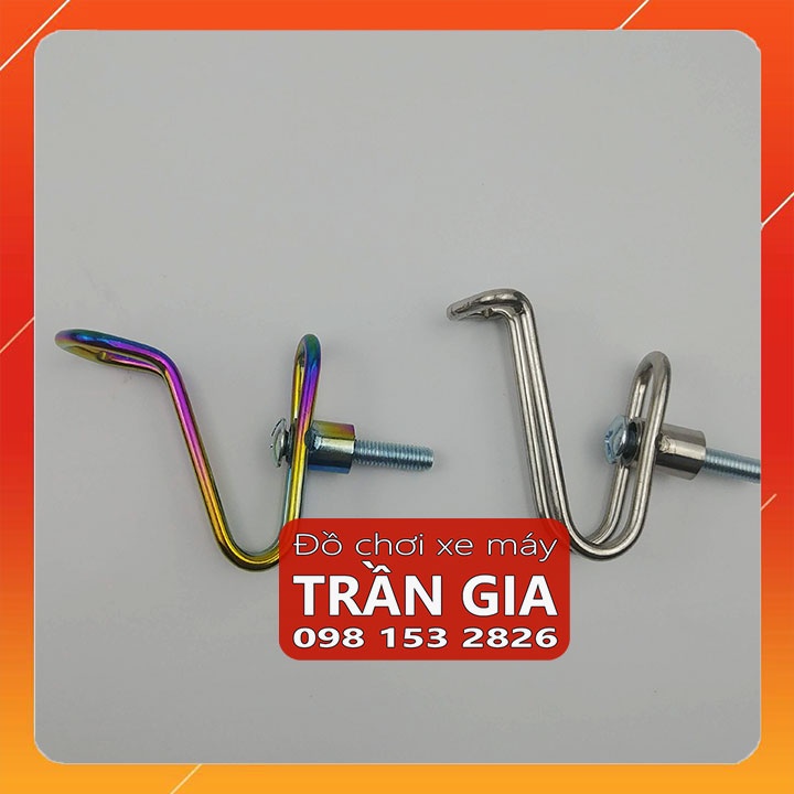 Móc inox treo đồ xe máy gắn AB airblade Vision Lead Sh Mode Exciter Sirius Jupiter Nouve Grande Janus Wave Blade Vario