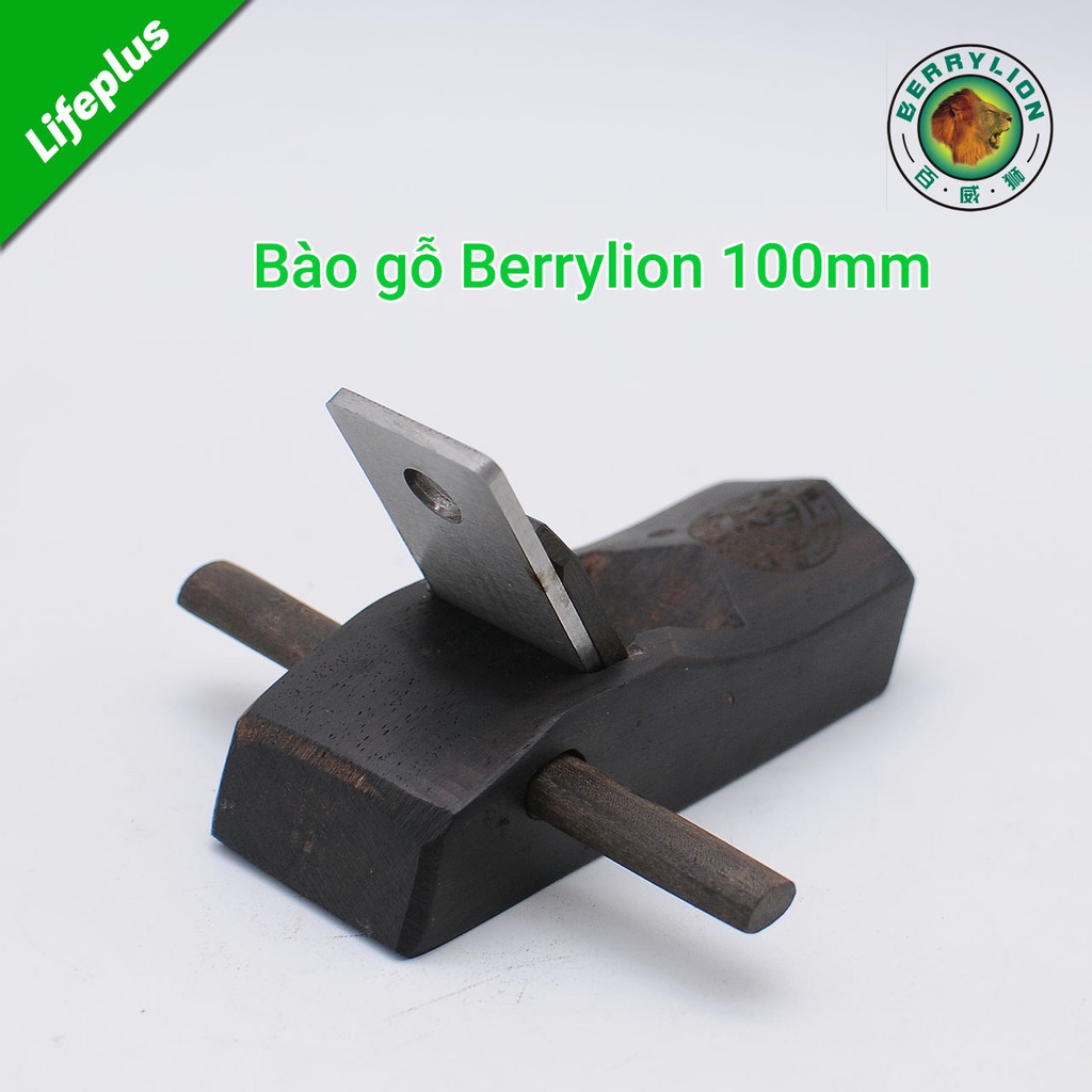 Bào gỗ Berrylion 100mm lưỡi thép gió