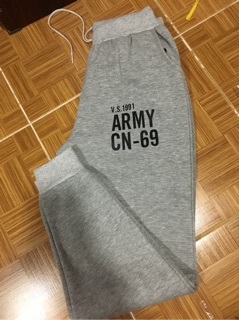 Quần jogger thun logo Army