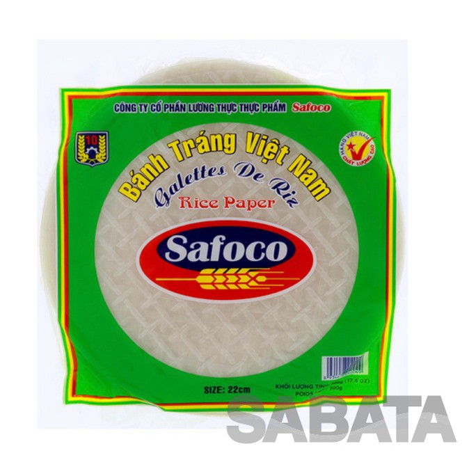 BÁNH TRÁNG SAFOCO 22CM GÓI 300G