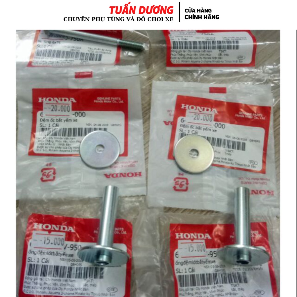 Bộ ốc chống yếm bửng honda Dream-lắp cho dream và wave honda các loại [ CHÍNH HÃNG ]