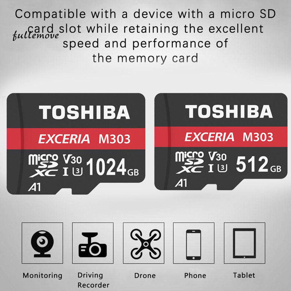 Thẻ Nhớ Oshiba 512g / 1t U3 Tf Cho Điện Thoại Máy Ảnh | BigBuy360 - bigbuy360.vn