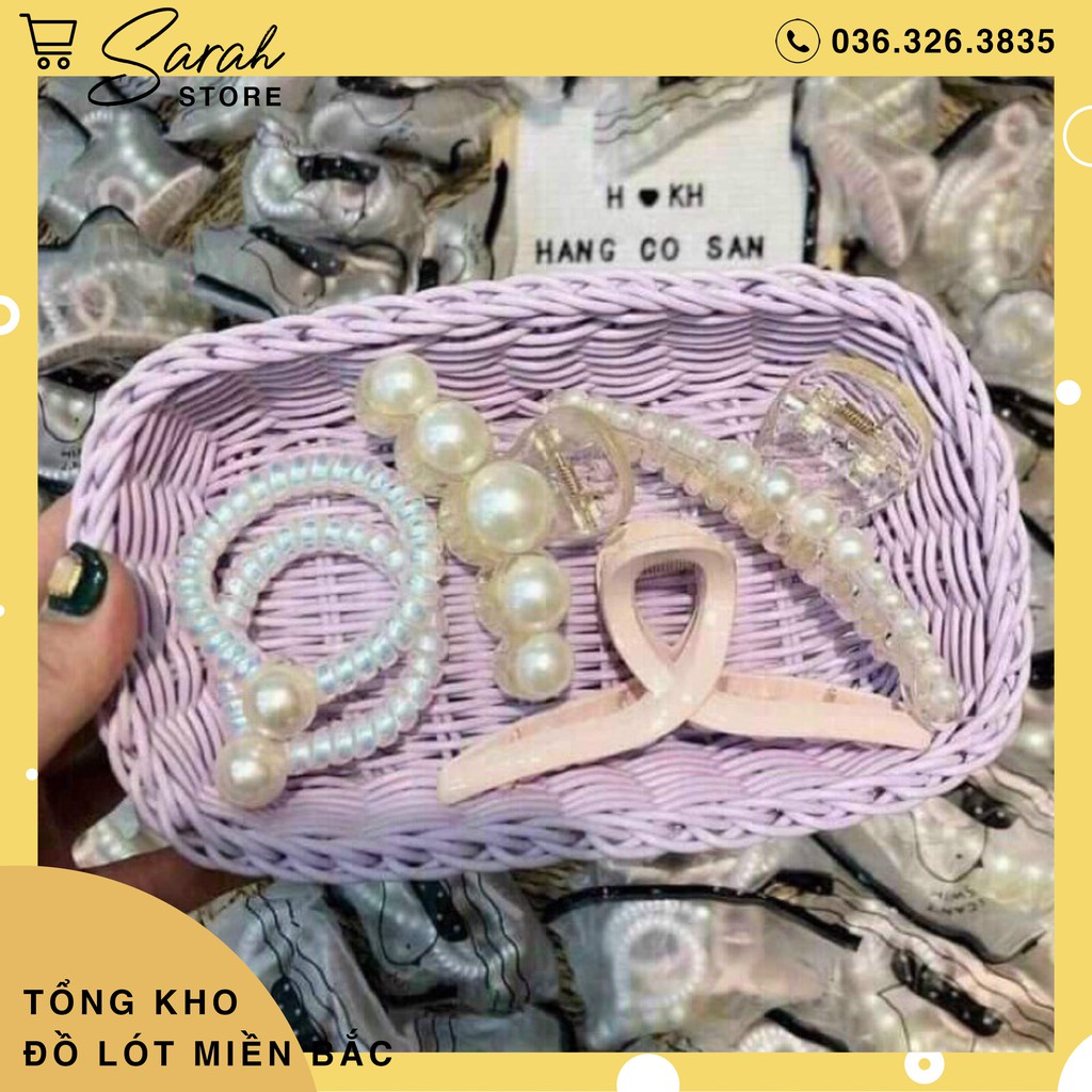 Set 5 Kẹp Tóc Túi Zip Siêu Sang Chảnh