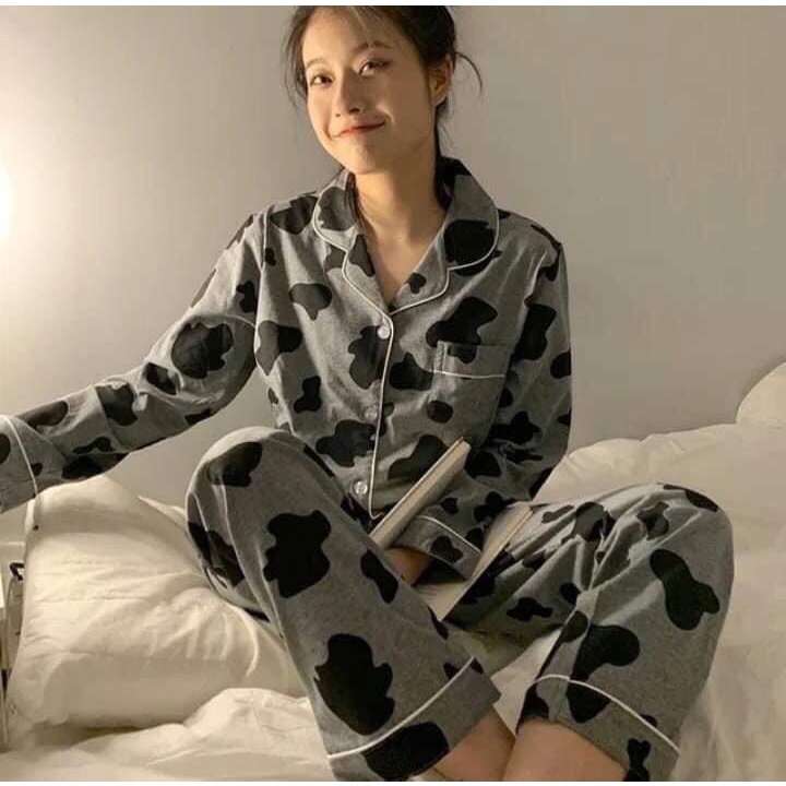Bộ ngủ pyjama dài tay quần dài bộ mặc nhà pijama | BigBuy360 - bigbuy360.vn