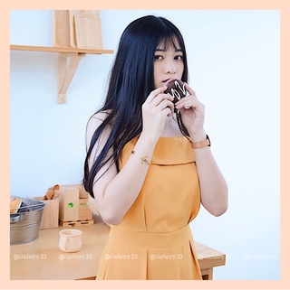 (ẢNH THẬT 100%) Jumpsuit Màu Vàng Style Ulzzang