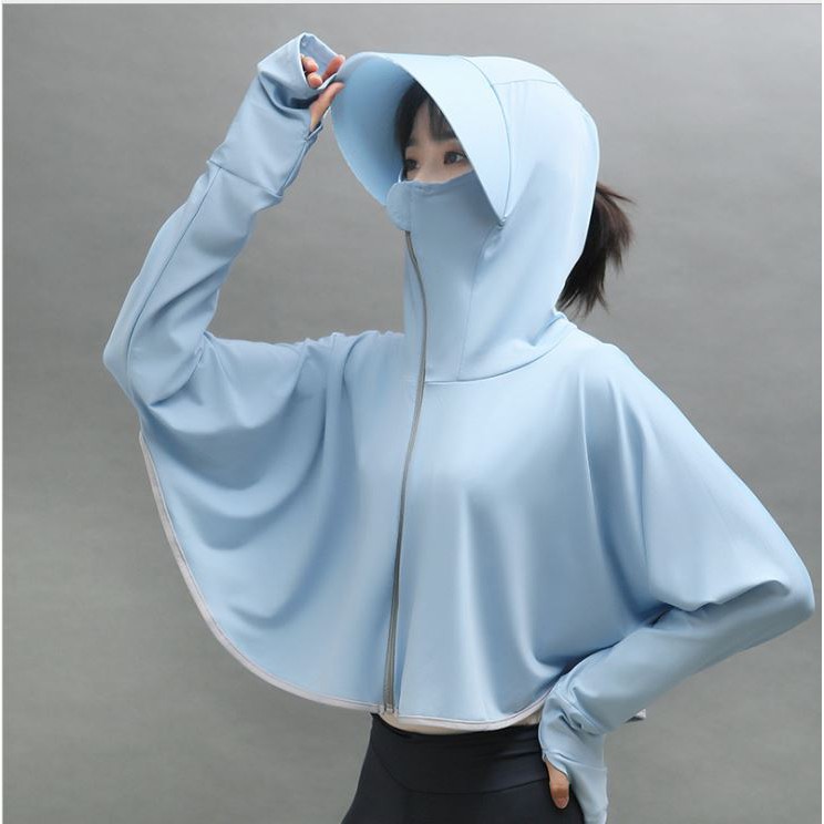 Áo chống nắng nữ croptop chống tia UV thoáng mát | BigBuy360 - bigbuy360.vn