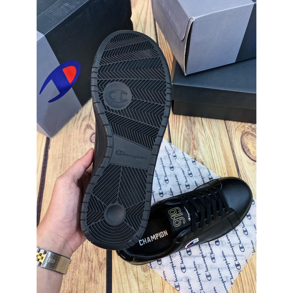 Giày Champion nam nữ thời trang da cao cấp nhẹ êm