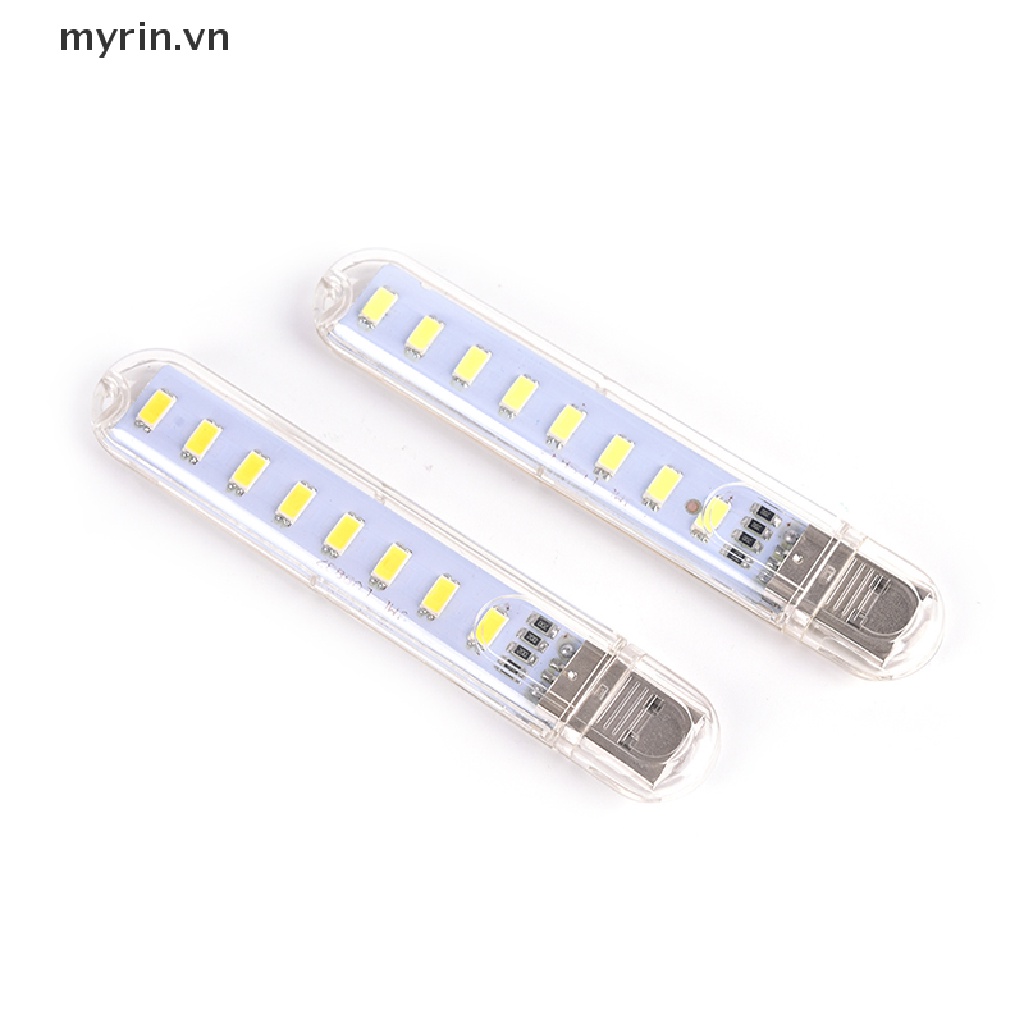 Đèn LED USB Mini 8 Bóng Di Động Tiện Dụng Cho PC / Laptop