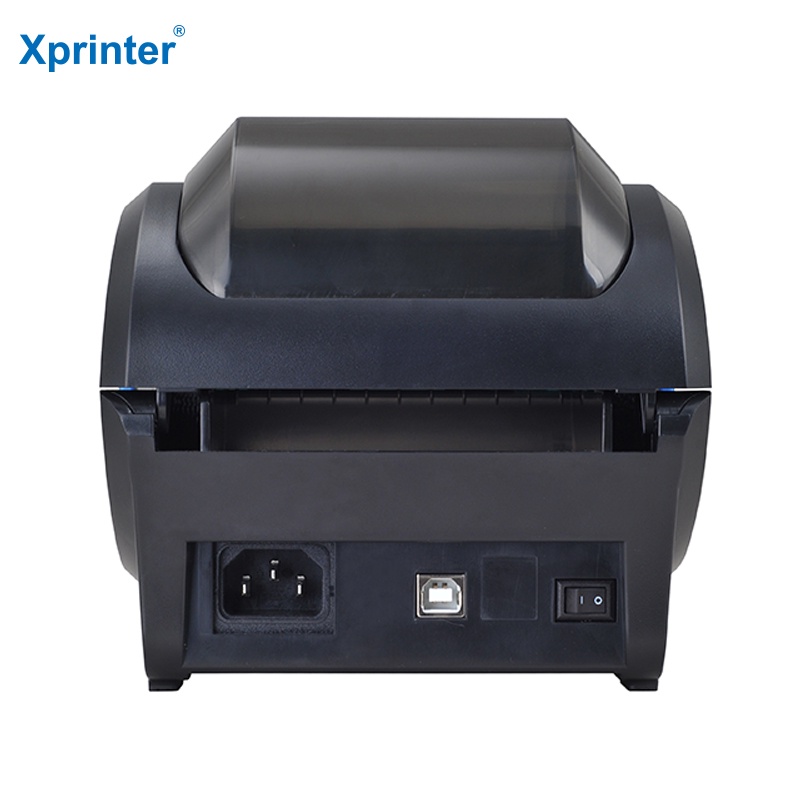 Máy in mã vạch, đơn hàng Xprinter XP 350B Plus Khổ K80 Tặng kèm 1 cuộn giấy tùy chọn