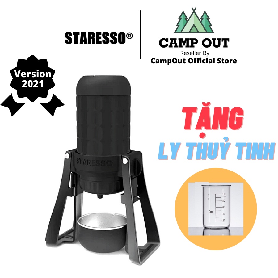 Máy pha cà phê Staresso campoutvn Mirage du lịch cắm trại pha cafe cầm tay A062