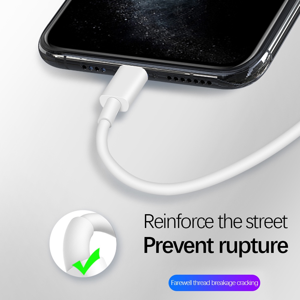 Dây Cáp Sạc Nhanh USB C 2M 20W PD Cho iPhone 13 12 Pro Xs Max SE 8 Plus iPad