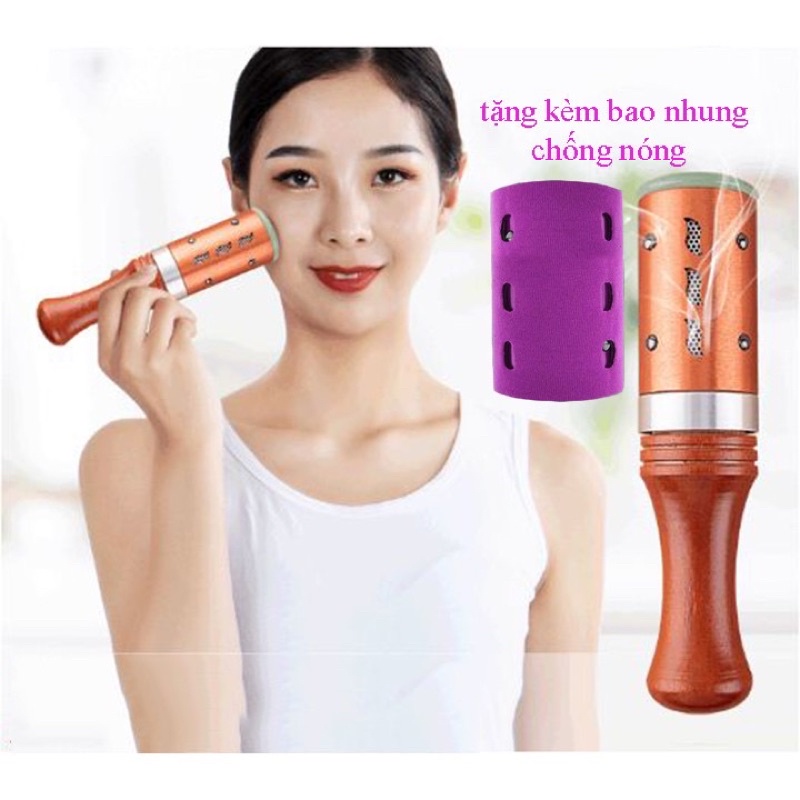 Con lăn ngọc bích dùng chăm sóc da mặt xoá vết nhăn đốm mụn làm sạch lỗ chân lông giúp da khoẻ đẹp