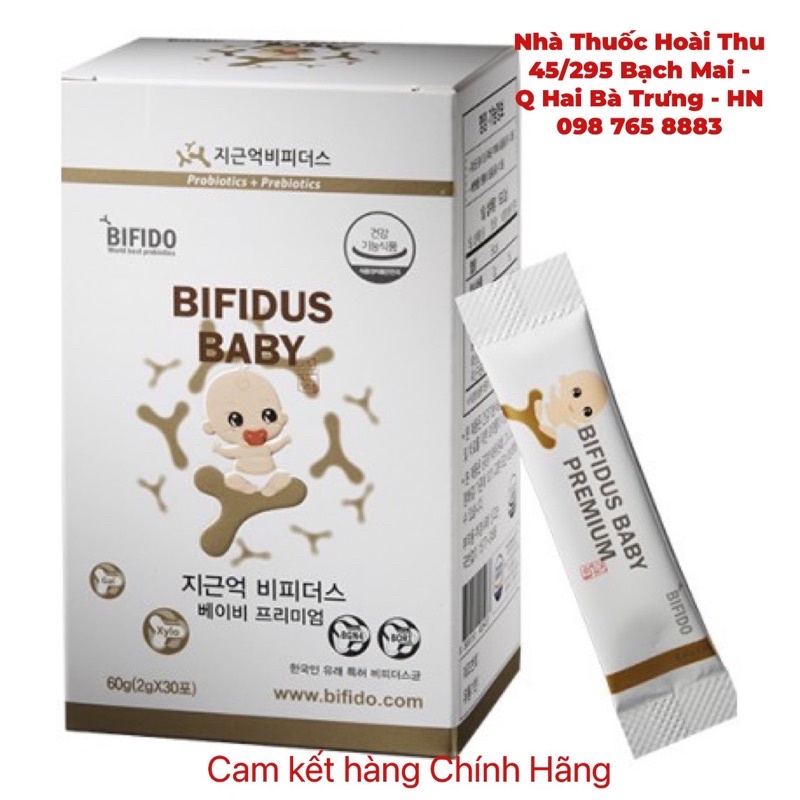 10 gói Men vi sinh BIFIDUS Baby - Bổ sung lợi khuẩn và chất xơ