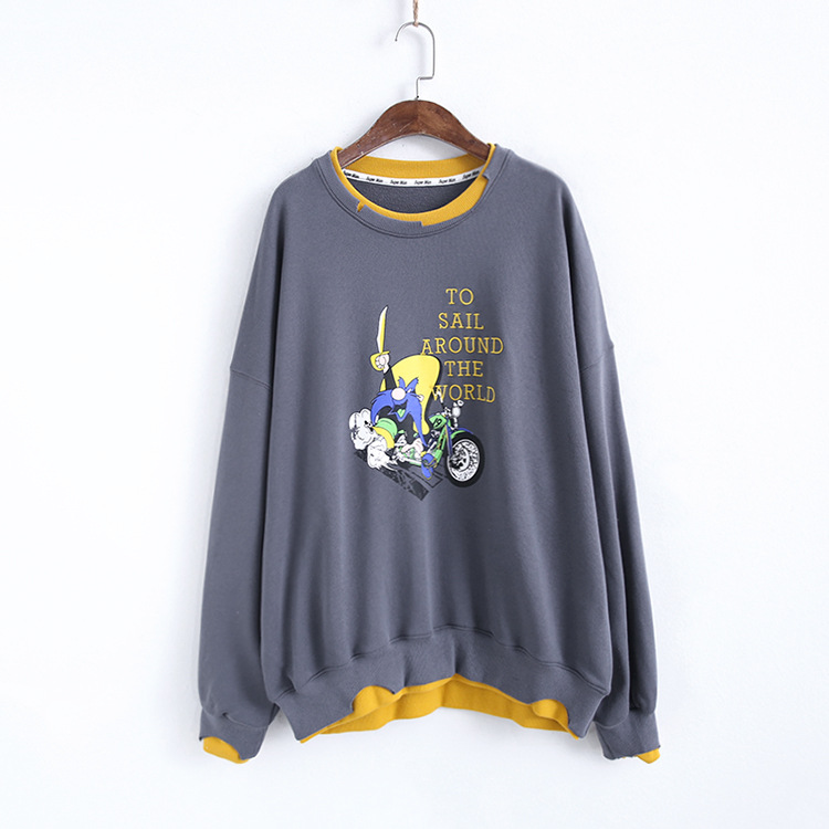 Cotton Áo Hoodie Hình Thú BLZYF200302
