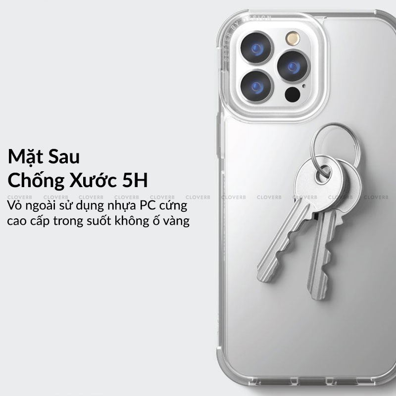 Ốp Lưng UNIQ Combat Series cho iP13/14 - Chống Sốc, Chống Rơi 4m, Trong Suốt, Siêu Mỏng Nhẹ và Bảo Vệ Camera