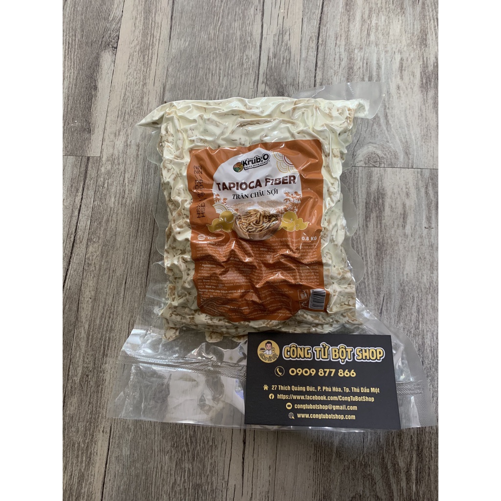 Trân châu sợi hương Caramel Hãng Toco Túi 800gr - Hàng Chuẩn Ngon