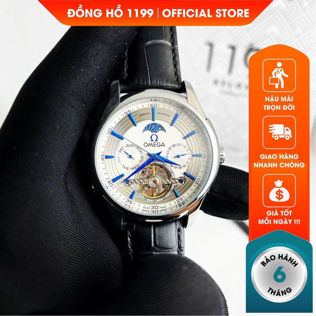 [QUÀ TẶNG]  Đồng hồ nam - Đồng Hồ Cơ Dây Da Máy Chuẩn Chất Liệu Cao Cấp Chống Nước Chống Xước  A77HZ- 1199 Watches | BigBuy360 - bigbuy360.vn