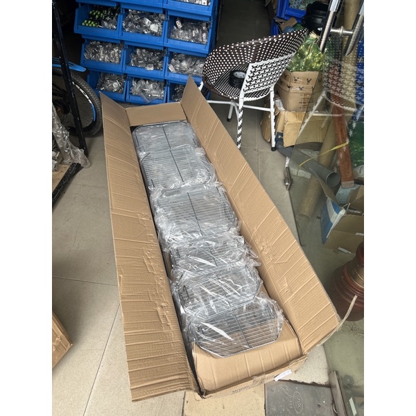 Kệ đồ khô Khô 12 Ngăn 6 Tầng INOX 304 - Bảo Hành lâu dài