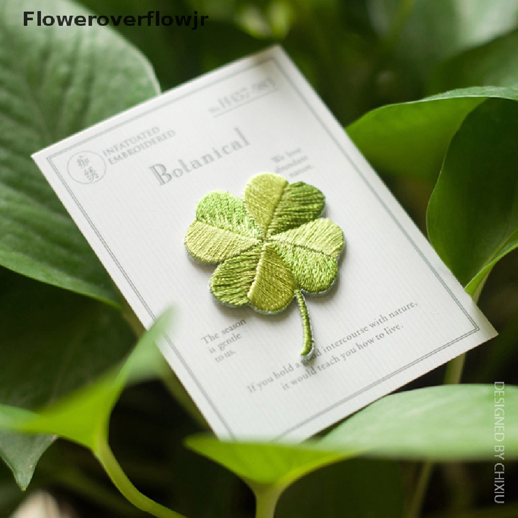 Sticker Ủi Quần Áo Hình Cỏ Bốn Lá