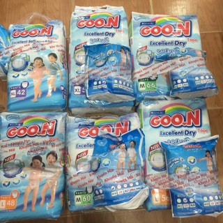 Bỉm GOON SLIM Quần/Dán M66,M60,L54,L48,Xl42