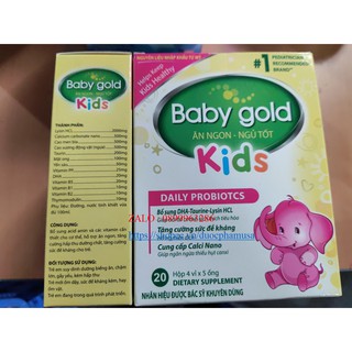 Baby gold giúp bé ăn ngon ngủ tốt bé thông minh