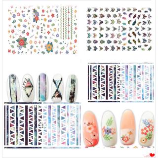 Miếng dán nail sticker hình dán beo hình các loại
