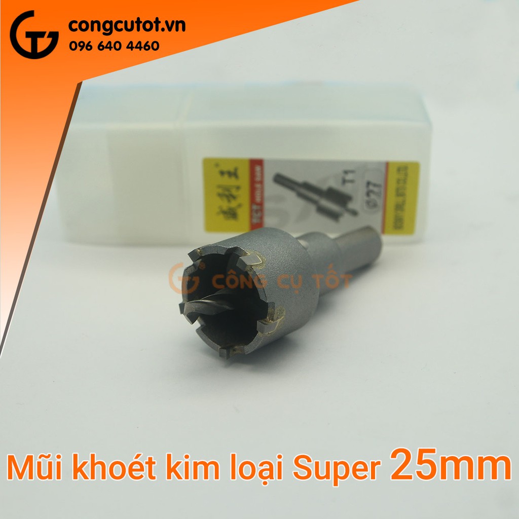 Mũi khoét sắt hợp kim Φ25mm SUPPER