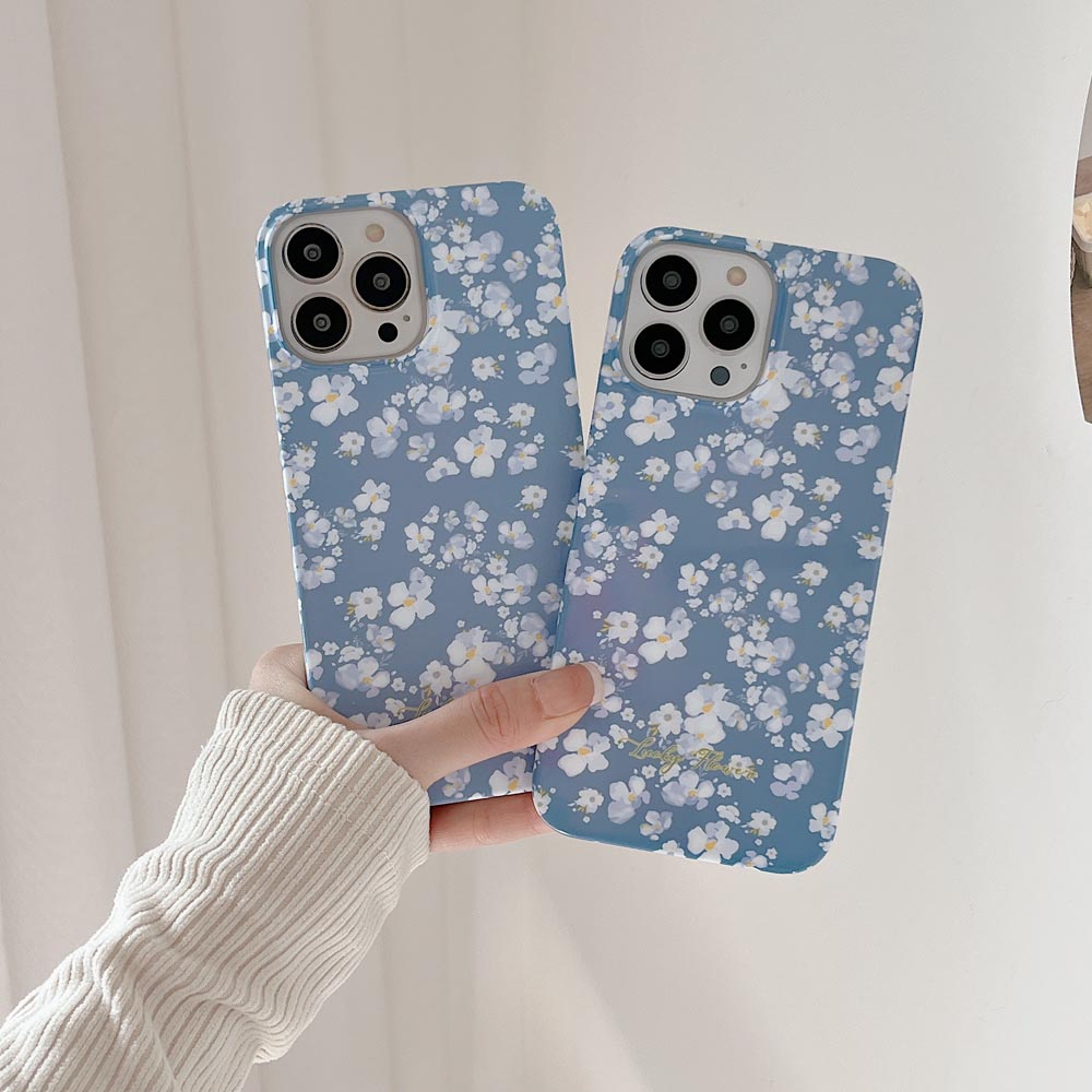 Ốp Điện Thoại Cứng Họa Tiết Hoa Cho iPhone 11 11ProMax 12 12Pro 12ProMax 13 13Pro 13ProMax 14 14Pro 14Plus 14ProMax